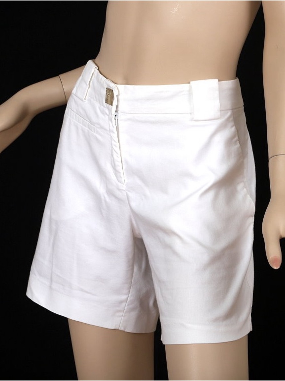 Versace Collection White cotton Women's Bermuda Shorts - Picture 3 of 7